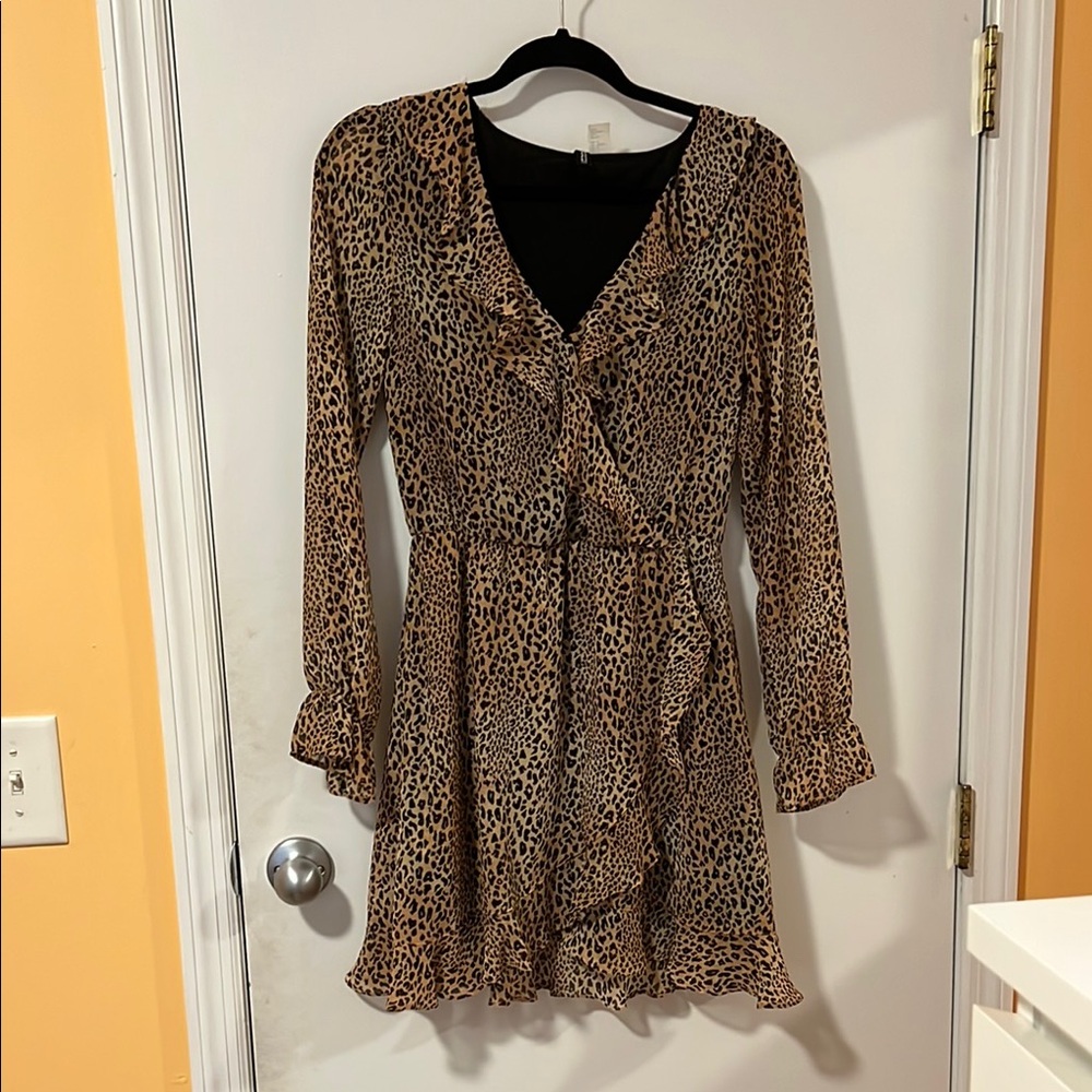 Leopard Print Women's Dress